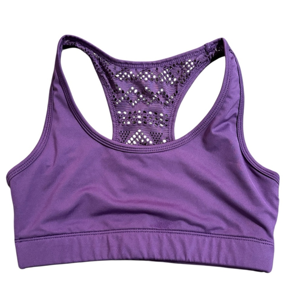 Vibrant Purple Sports Bra for Women